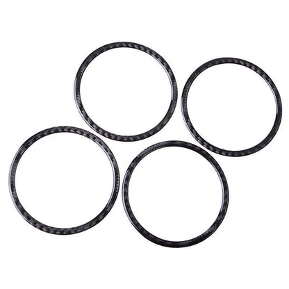 Carbon Fiber Door Panel Speaker Ring Trim Cover for BMW F30 F34 (2013-2019)