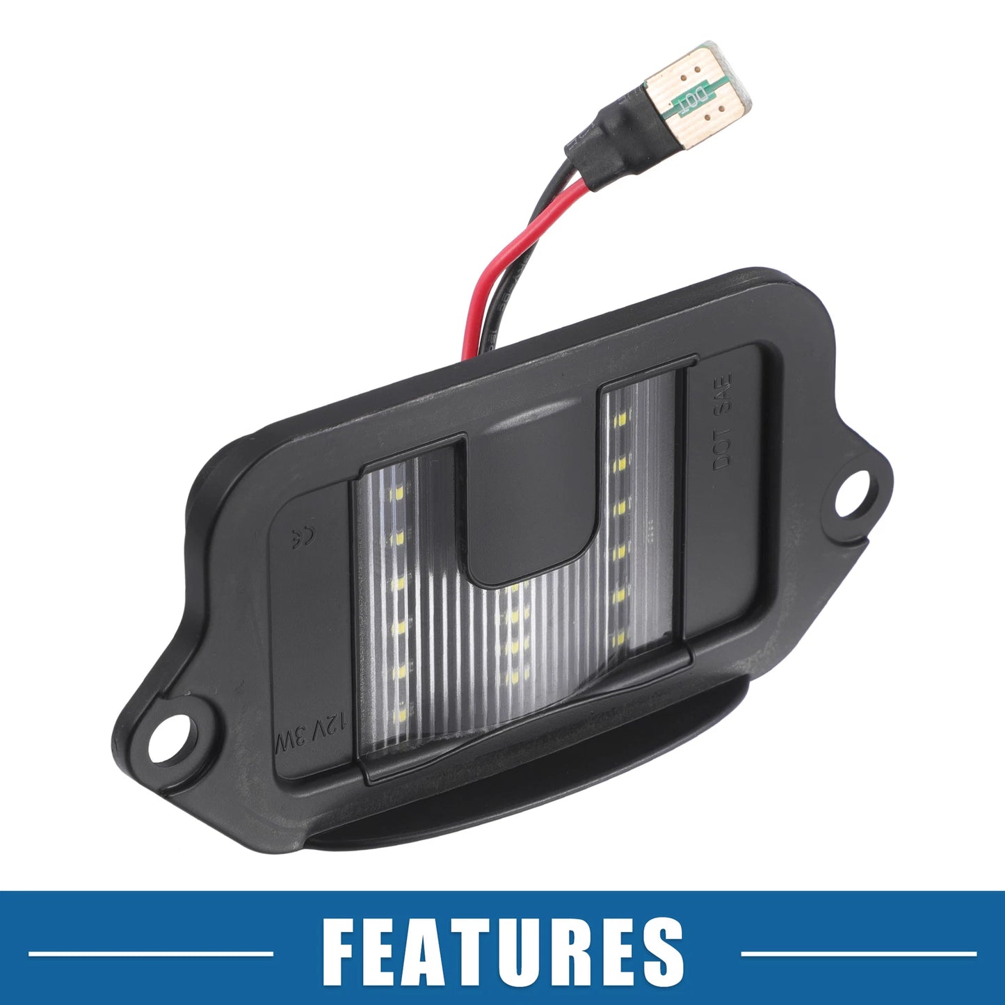 White LED License Plate Light for Ford Mustang (2005-2009)