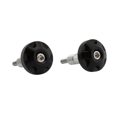 2 x Black Handlebar Grip Ends for BMW RnineT Pure (2014-2023)
