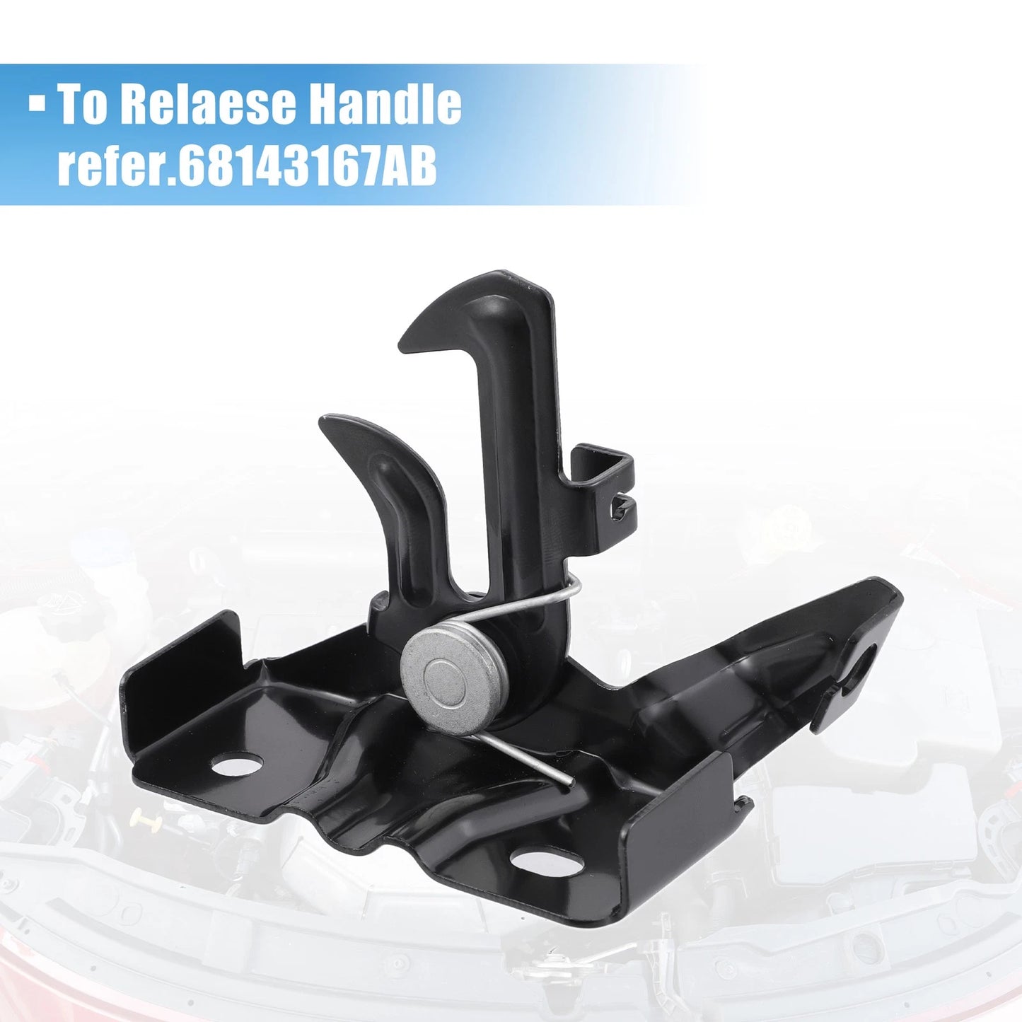 Hood Latch Lock Assembly for Jeep Cherokee (2014-2019)