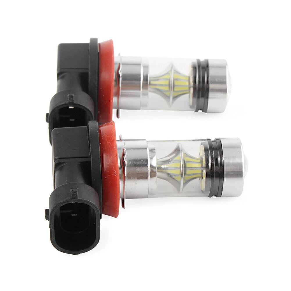 H8/H11 6000K 100W LED Fog Driving Light Bulbs for Car