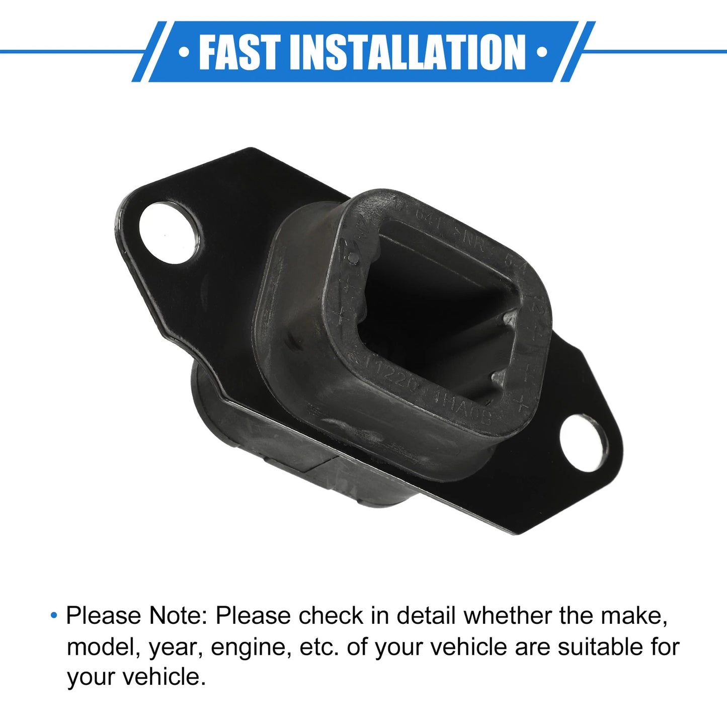 Transmission Mount for Nissan Versa 2012-2019 Anti Deform Black