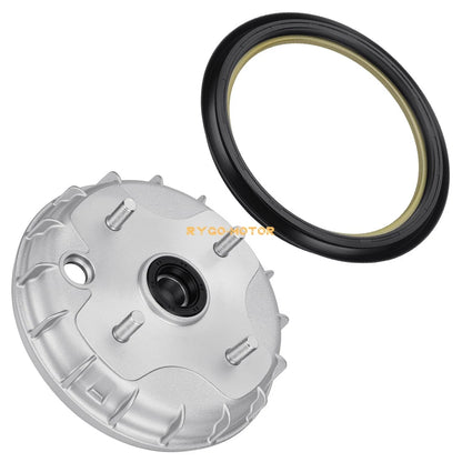 Front Brake Drum with Seal / 2 x 4 for Honda Rancher 350 ES TRX350TE (2000–2006)