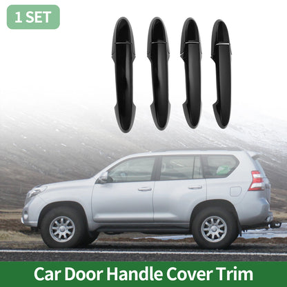 Black Door Handle Cover Trim for Honda Fit Jazz GK5 GP5 (2014-2018)