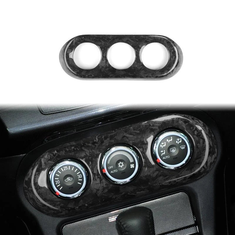 Carbon Fiber Air Conditioning Panel Cover for Mitsubishi Lancer 10th Generation
