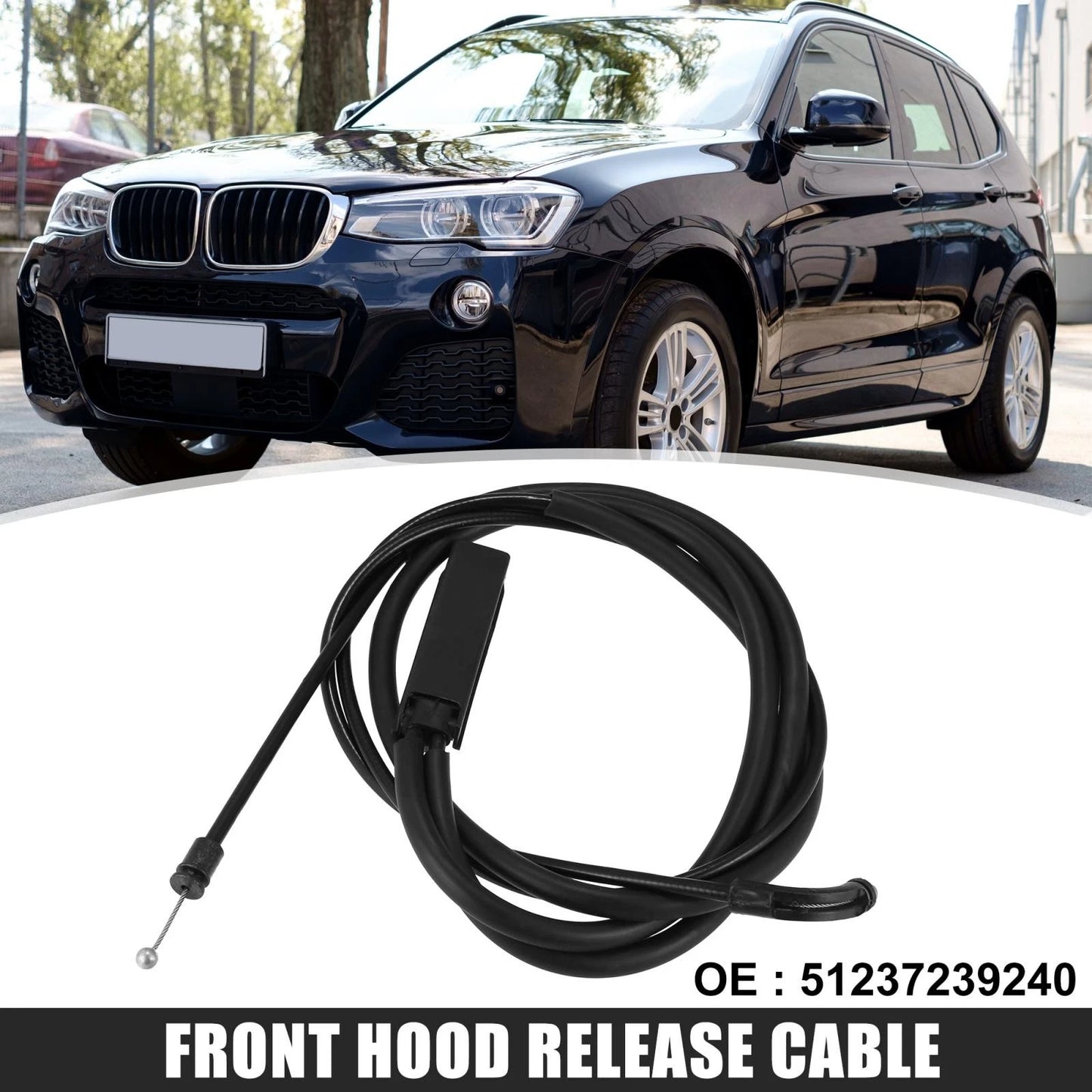 Front Hood Release Cable for BMW 320i 335i
