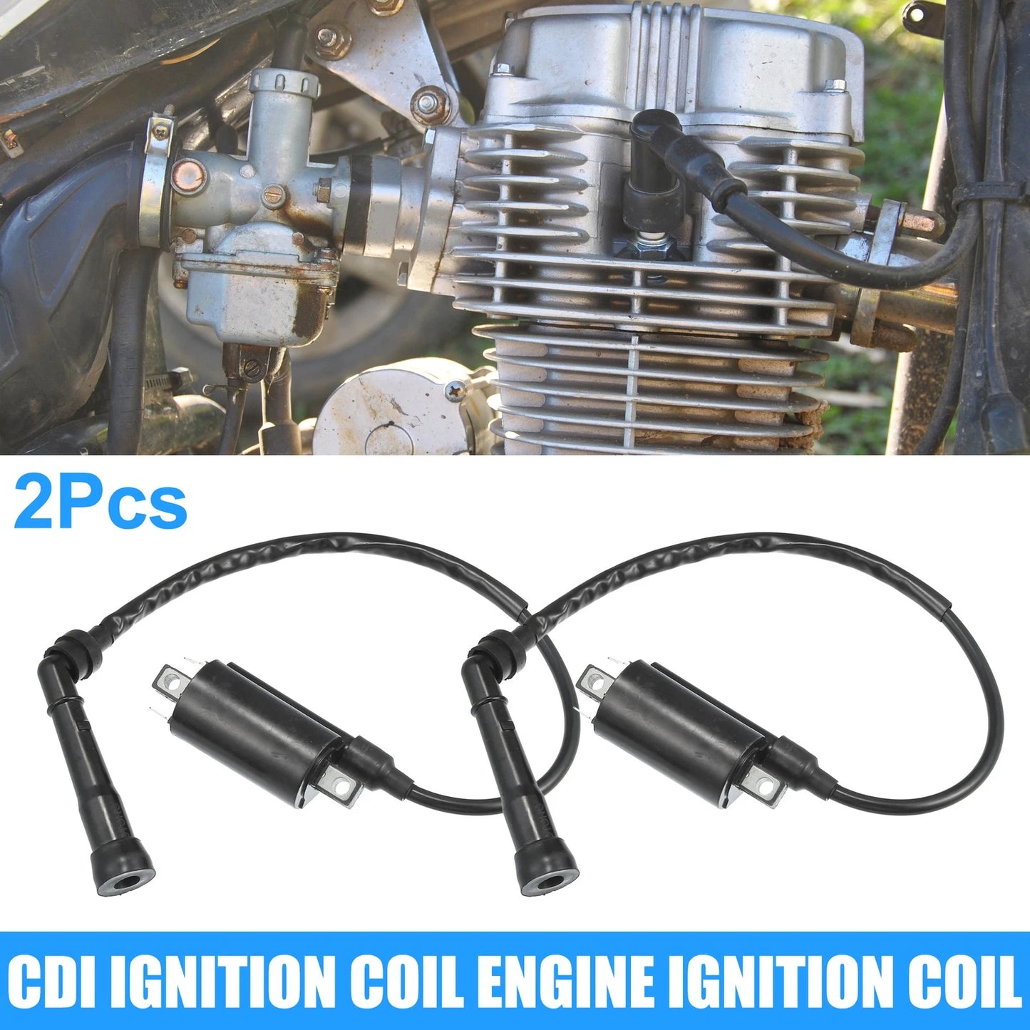 2 x CDI Ignition Coil for Kawasaki Ninja 500 (1994–2009)