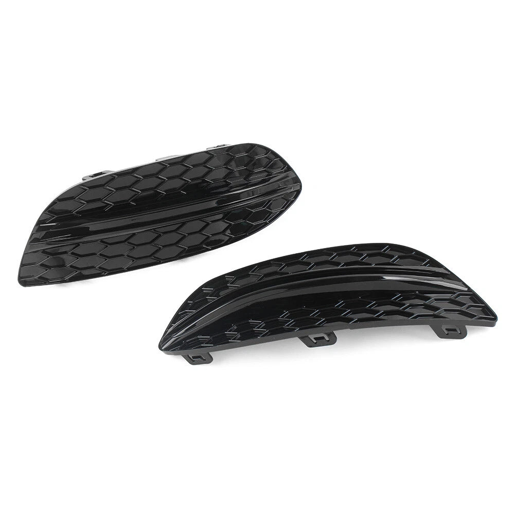 Fog Light Covers for Mercedes Benz C Class W205 C300 (2015-2018) Black