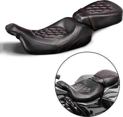 Driver Passenger Seat for Harley CVO Touring Electra Street Glide (09-22)