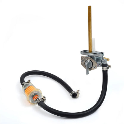 Petcock Fuel Tank Switch Valve Assembly for Kawasaki KLR650 (1987-2018)