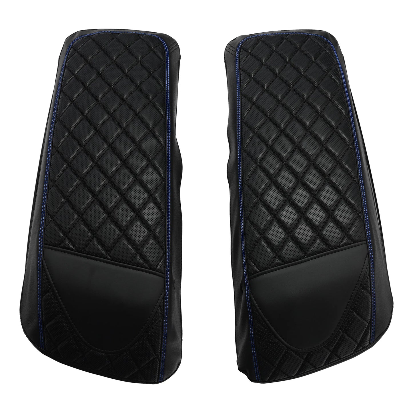 Saddlebag Lid Covers Black Blue for Harley Street Glide (2014-2023)