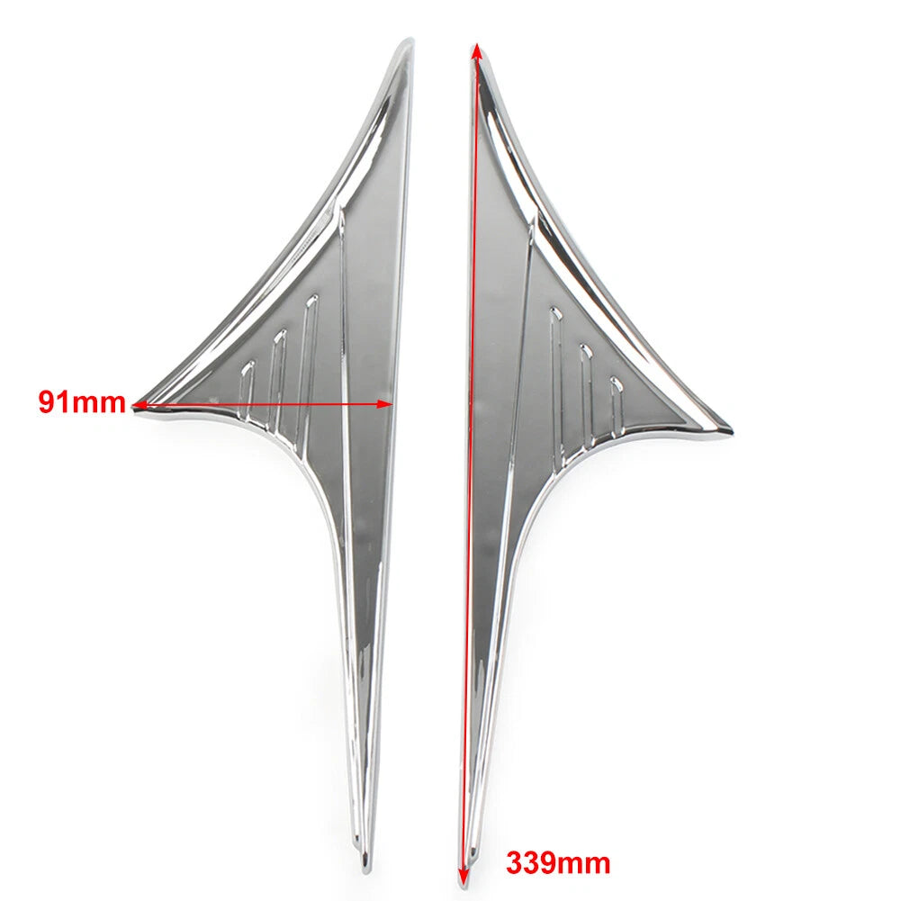 Rear Trunk Side Accents Trim for Harley Tri Glide Ultra FLHTCUTG (2014-2023)