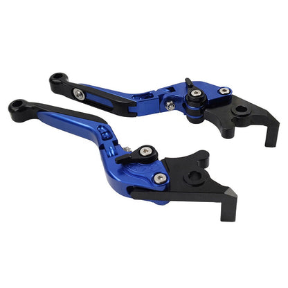 CNC Blue Extendable Brake Clutch Levers for Daytona 675, Speed Triple R