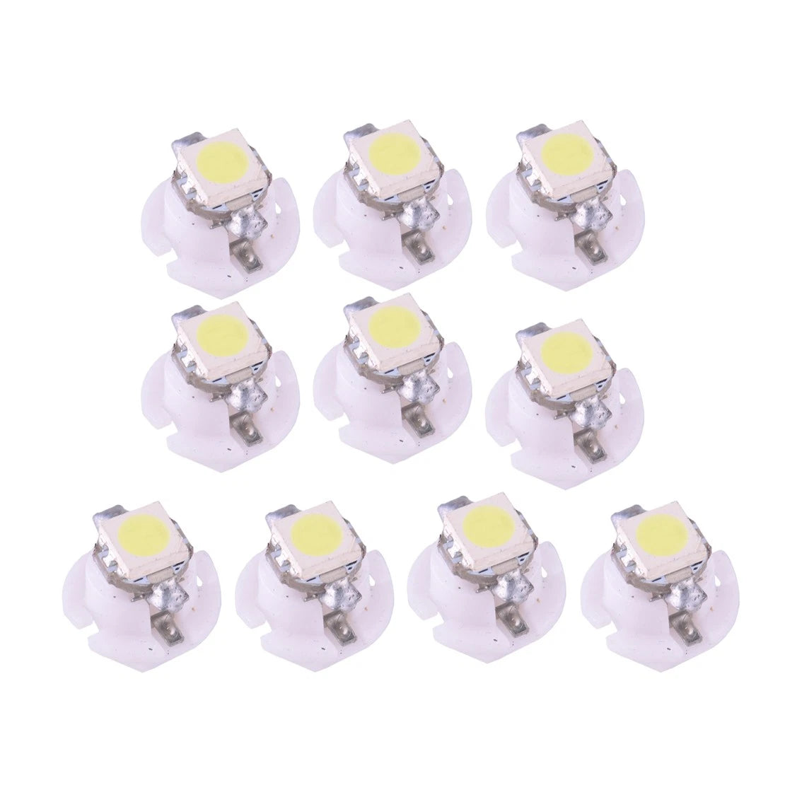 20 x T5 B8.4D White LED Dashboard Light Bulbs for Auto Car