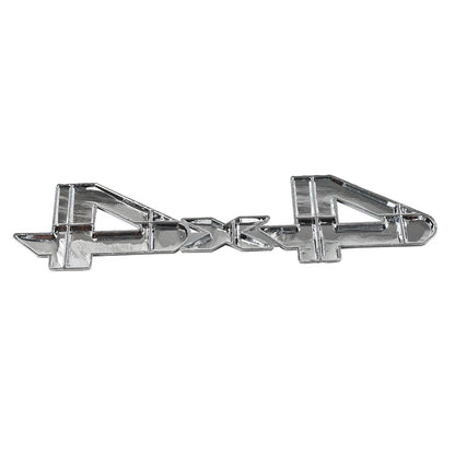 3D Rear Tailgate Emblem Badge Overlay Decal for Universal Cars Silver
