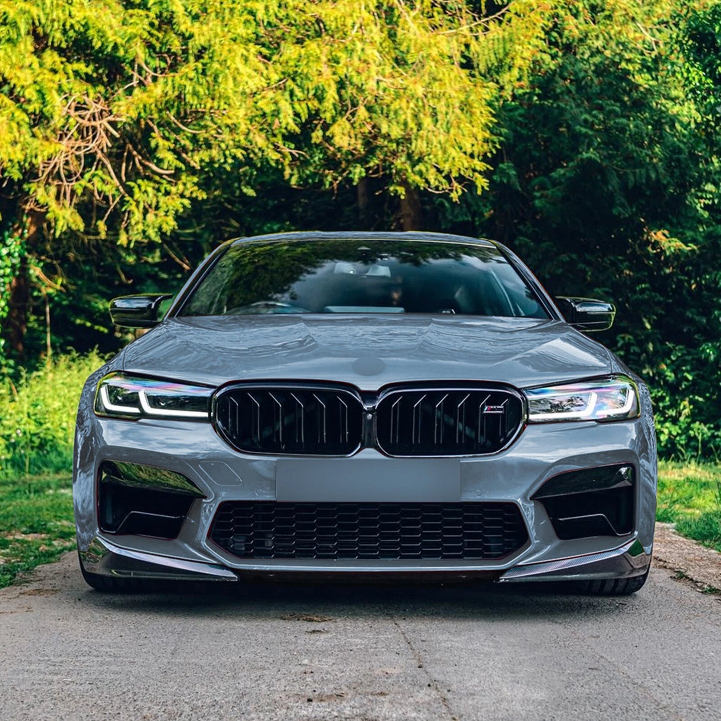 2 x Front Side Spoiler Lip Covers for BMW 5 Series M5 F90 LCI (2021-2024)