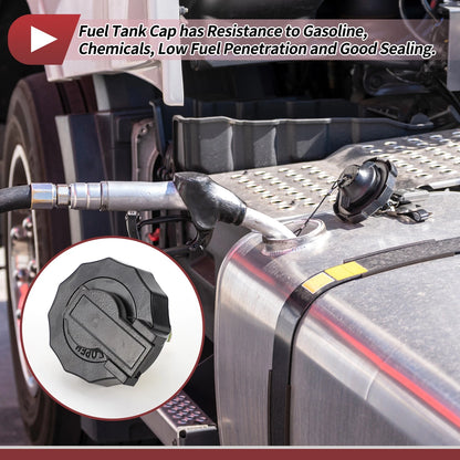 Locking Gas Cap for ISUZU NPR/NQR (1994-2019) - Fuel Tank Cap with 2 Keys