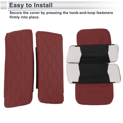 Car Center Console Cover for BMW X5 G05 (2019-2023) - Deep Red Storage Bag