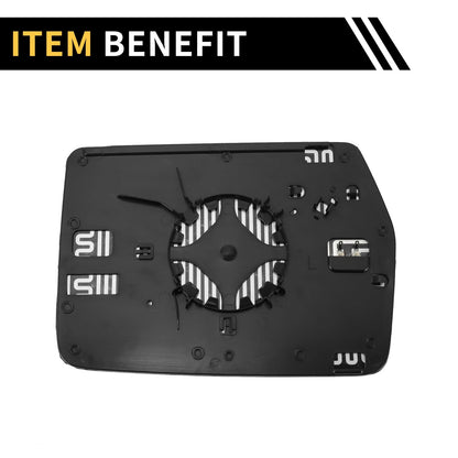 Left Side Mirror Glass for Ford F-150 Non-Heated (2004-2010)