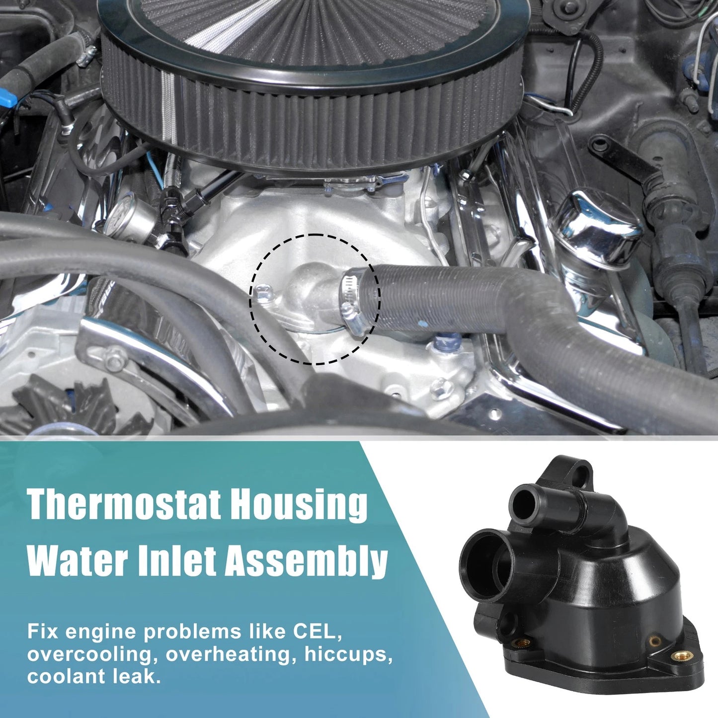 Engine Thermostat Housing Assembly for Honda Civic (2002-2005)