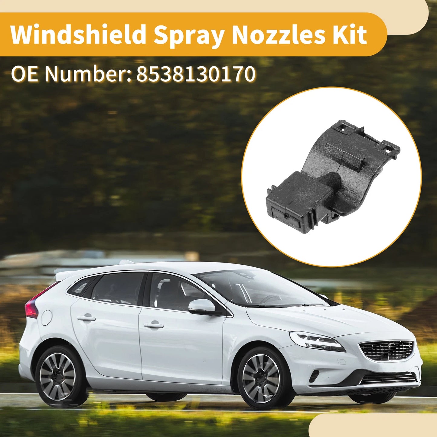Windshield Washer Nozzle Kit for Toyota RAV4 (2005-2012)