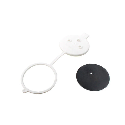 White Windshield Washer Fluid Container Cap for Mercedes 1973-1974
