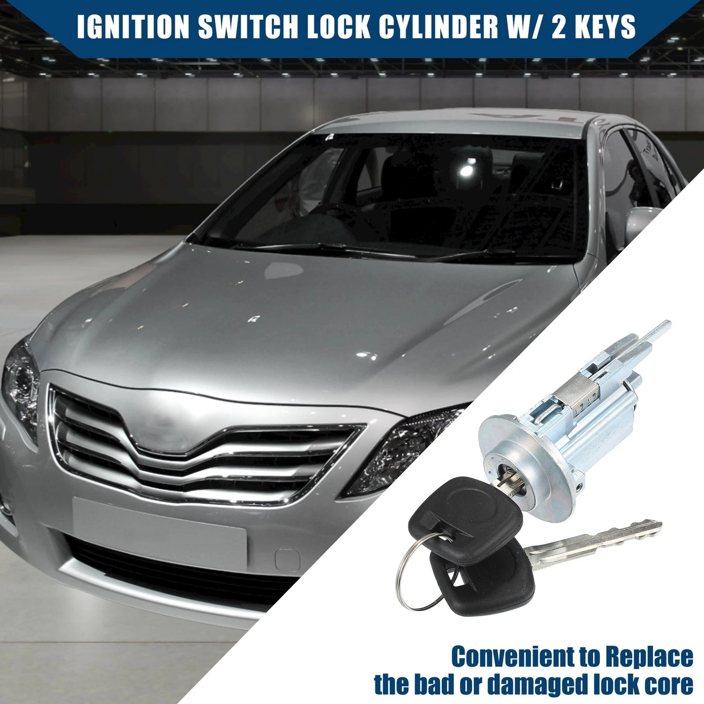 1 Set Ignition Switch Starter with Keys for Toyota Camry 2.4L (2007–2011)