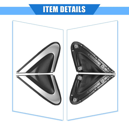 2 x Car Front Left Right Door Mirror Flag Covers for Honda CR-V (2012-2016)