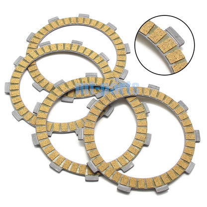 Clutch Friction Plate Kit for Yamaha XT125, TW125 (1999-2002, 1982-1983)
