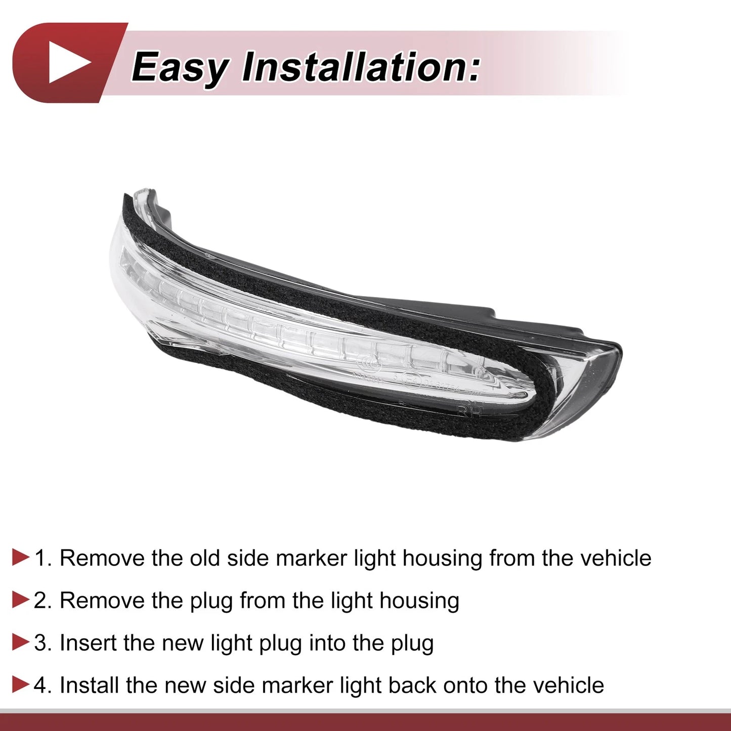 Front Right LED Turn Signal Light for Kia Rondo (2014-2017)