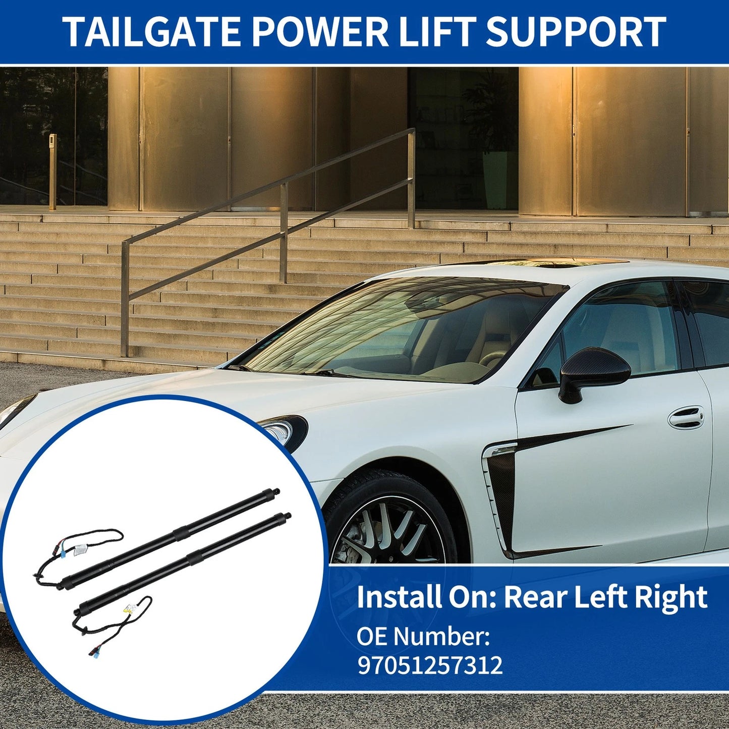 Tailgate Power Lift Supports for Porsche Panamera (2010-2016)