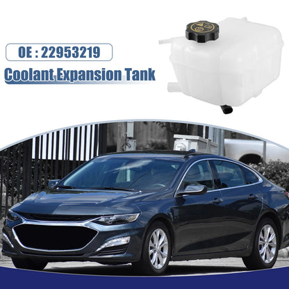 Coolant Radiator Reservoir Tank with Cap Sensor for Chevy Malibu