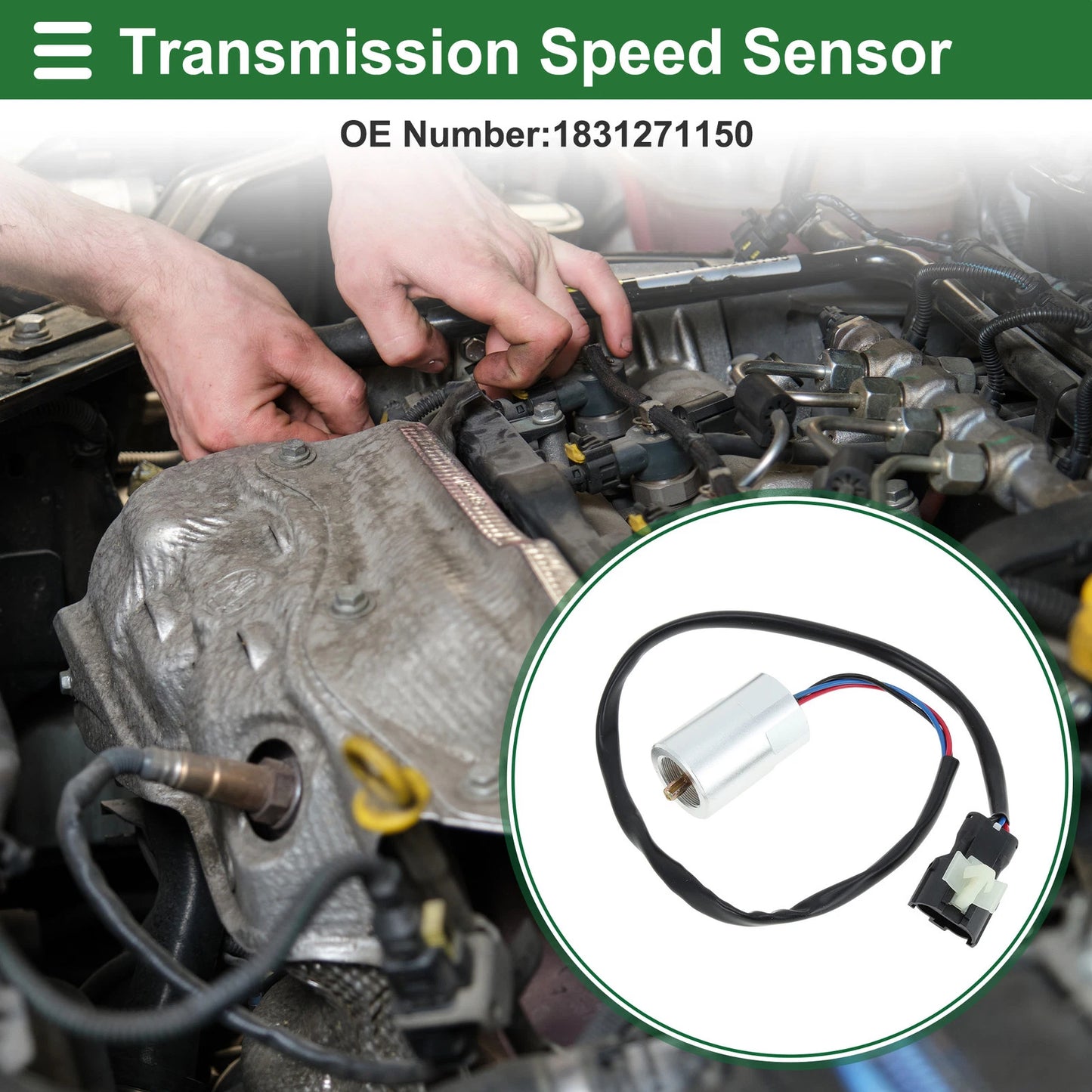Transmission Odometer Speed Sensor for ISUZU CVR CXH CXM CXZ