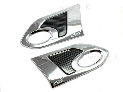 Chrome Side Lamp Vent Covers for Mazda2 Demio 5DR Hatchback (2007-2014)