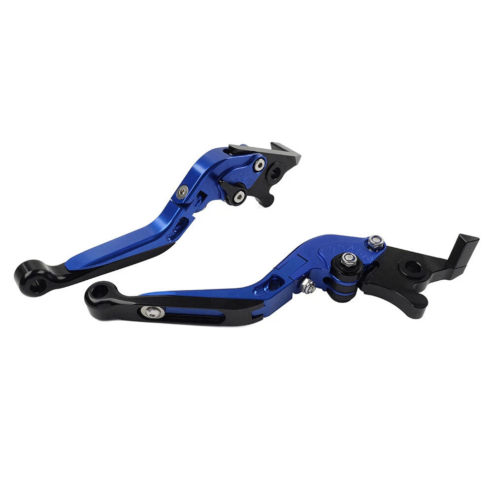 CNC Blue Extendable Brake Clutch Levers for Daytona 675, Speed Triple R