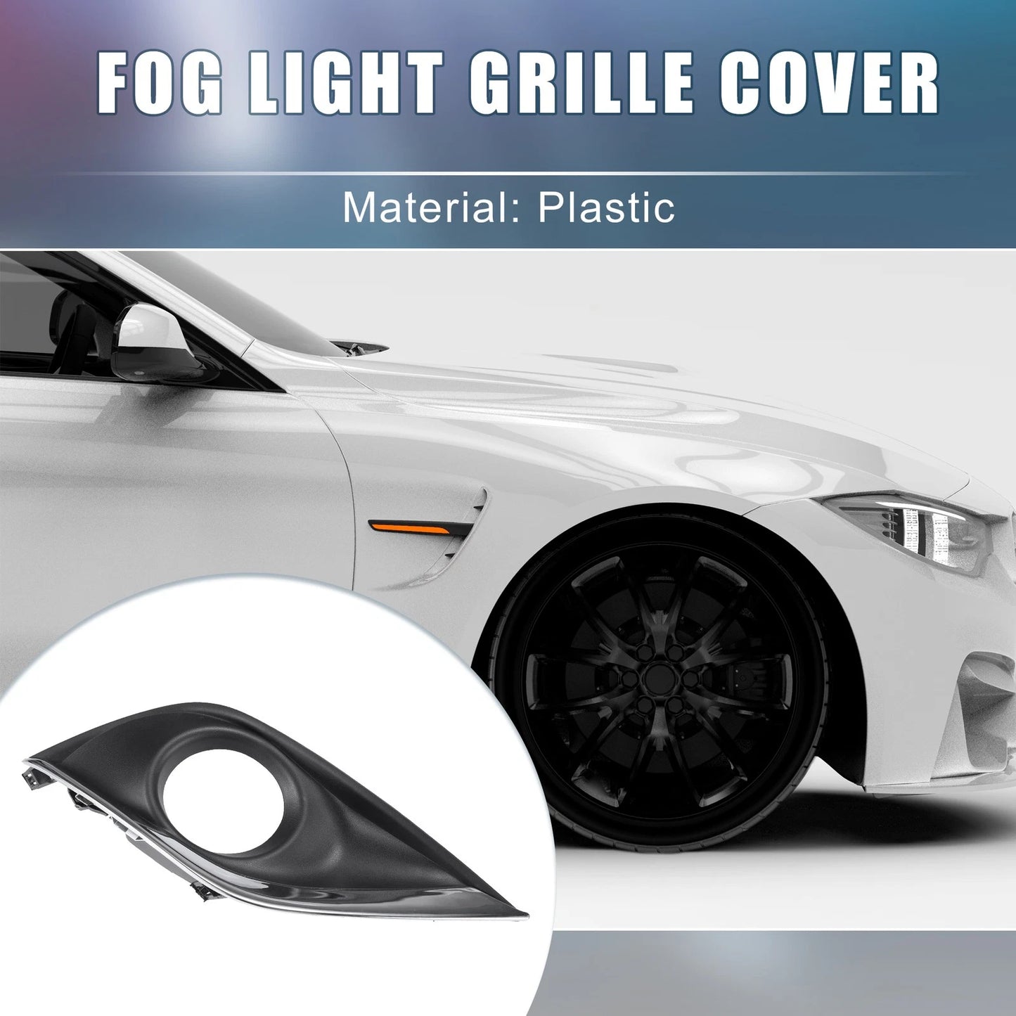 Fog Light Grille Cover Trim  for Nissan Versa (2015-2018)