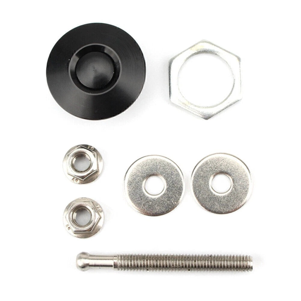 Universal Push Button Quick Release Hood Pins for Car Bonnet Lock Clip Bumper