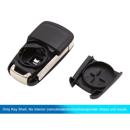 Remote Key Shell Case 4-Button for Chevrolet Cruze Black