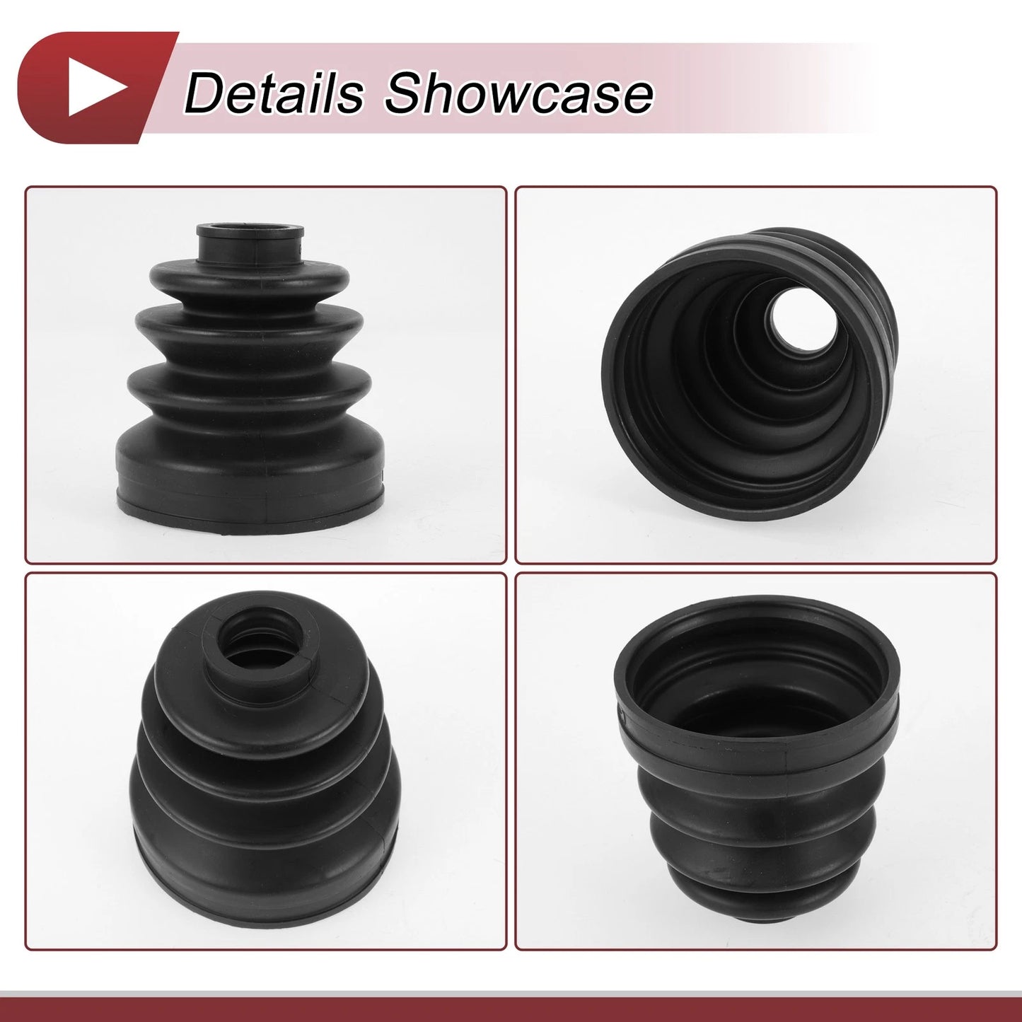 Inner CV Joint Boot Kit with Clamps for Honda Accord (2005-2007)