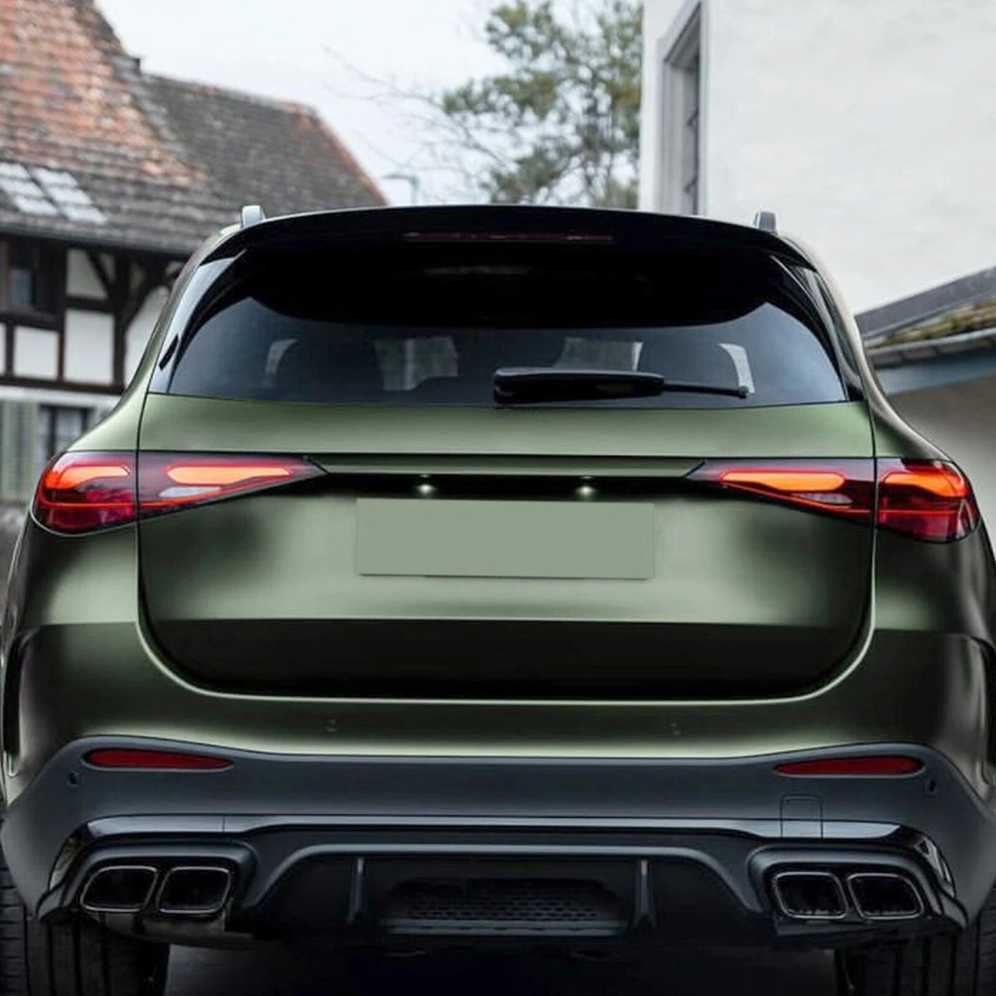 Rear Boot Spoiler for Benz GLC Class X254 (2023-2024) Gloss Black