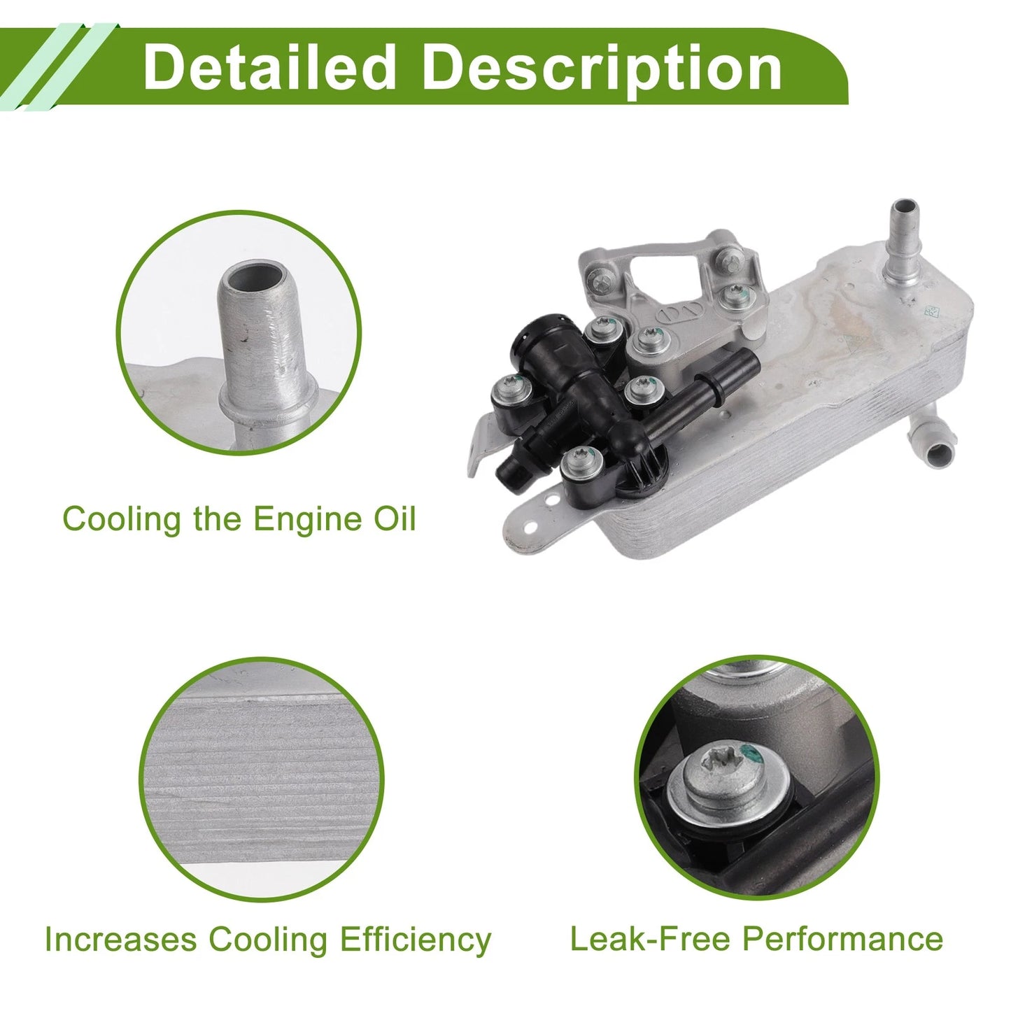 Engine Oil Cooler for BMW 230i (2017-2023) - 1 x Transmission Oil Cooler