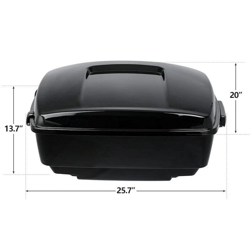 King Trunk Luggage Solo Mount Rack for Harley Touring Road Glide (2014 - 2025)