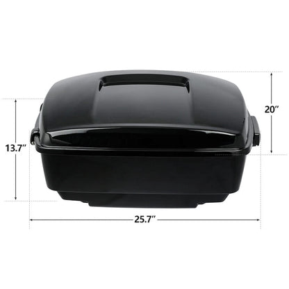 King Trunk Luggage Solo Mount Rack for Harley Touring Road Glide (2014 - 2025)