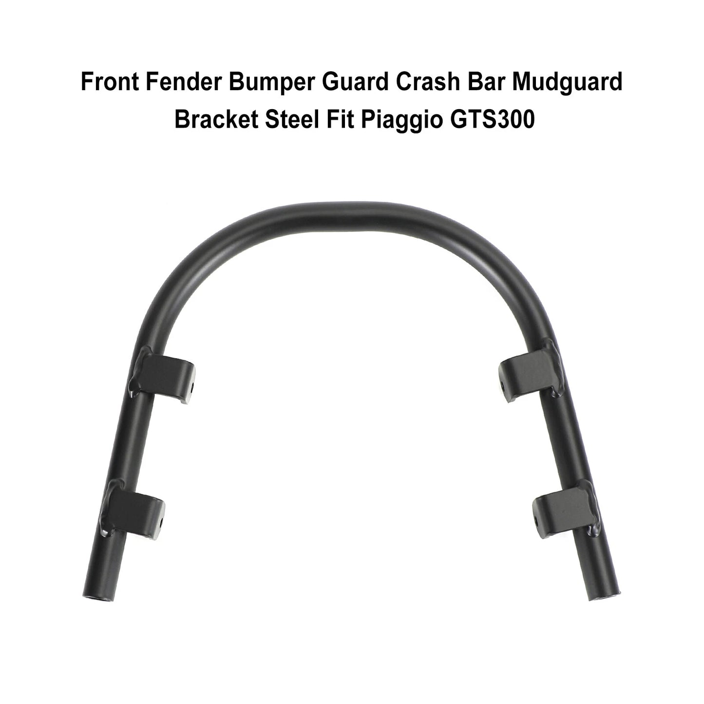 Bumper Protection Front Fender Black for Piaggio Vespa GTS (2008-2023)