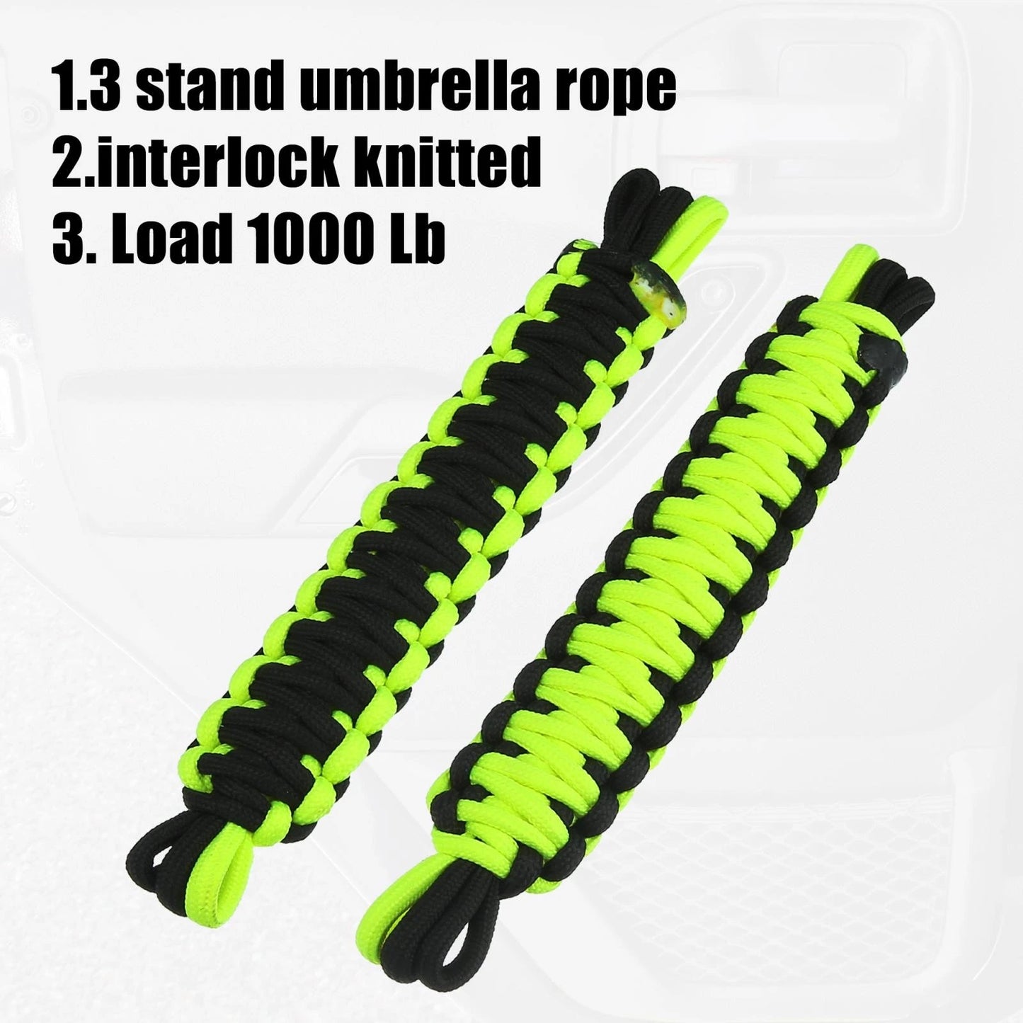 2 x Nylon Door Limiting Check Straps for Jeep Wrangler TJ (1987-2021)
