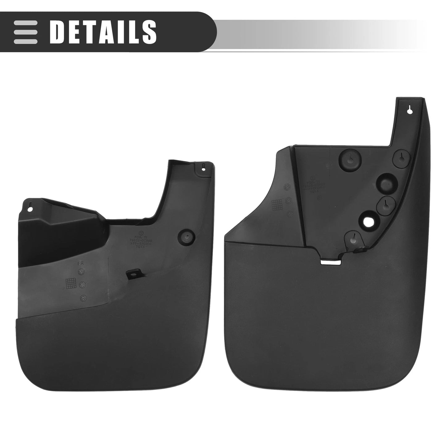 Car Mud Flaps Splash Guards Set for Toyota Tundra (2007-2021)