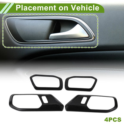 Interior Door Handle Bowl Cover Trim for Ford Bronco (2021-2025) - 4 Pcs
