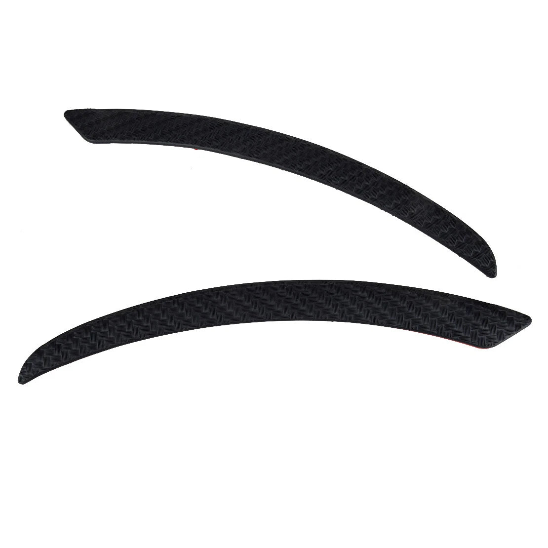 Car Wheel Eyebrow Arch Protector Trim Lips Fender Flares Carbon Fiber