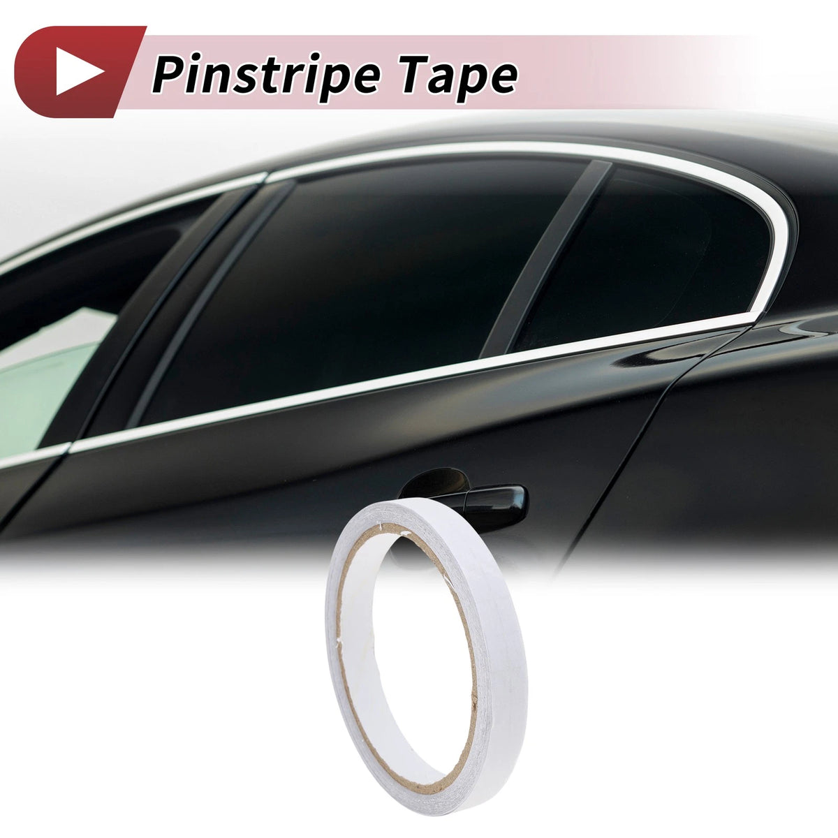 Pinstripe Tape 8mmx10m for Car Stripes DIY Transparent 1 Pc