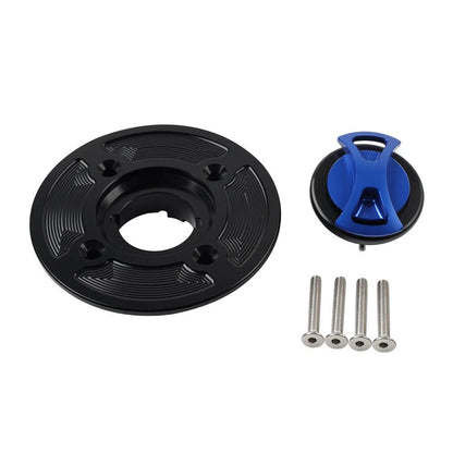 Blue Fuel Gas Tank Cap Cover for APRILIA RSV1000, Tuono V4R, RSV4 R (04-17)